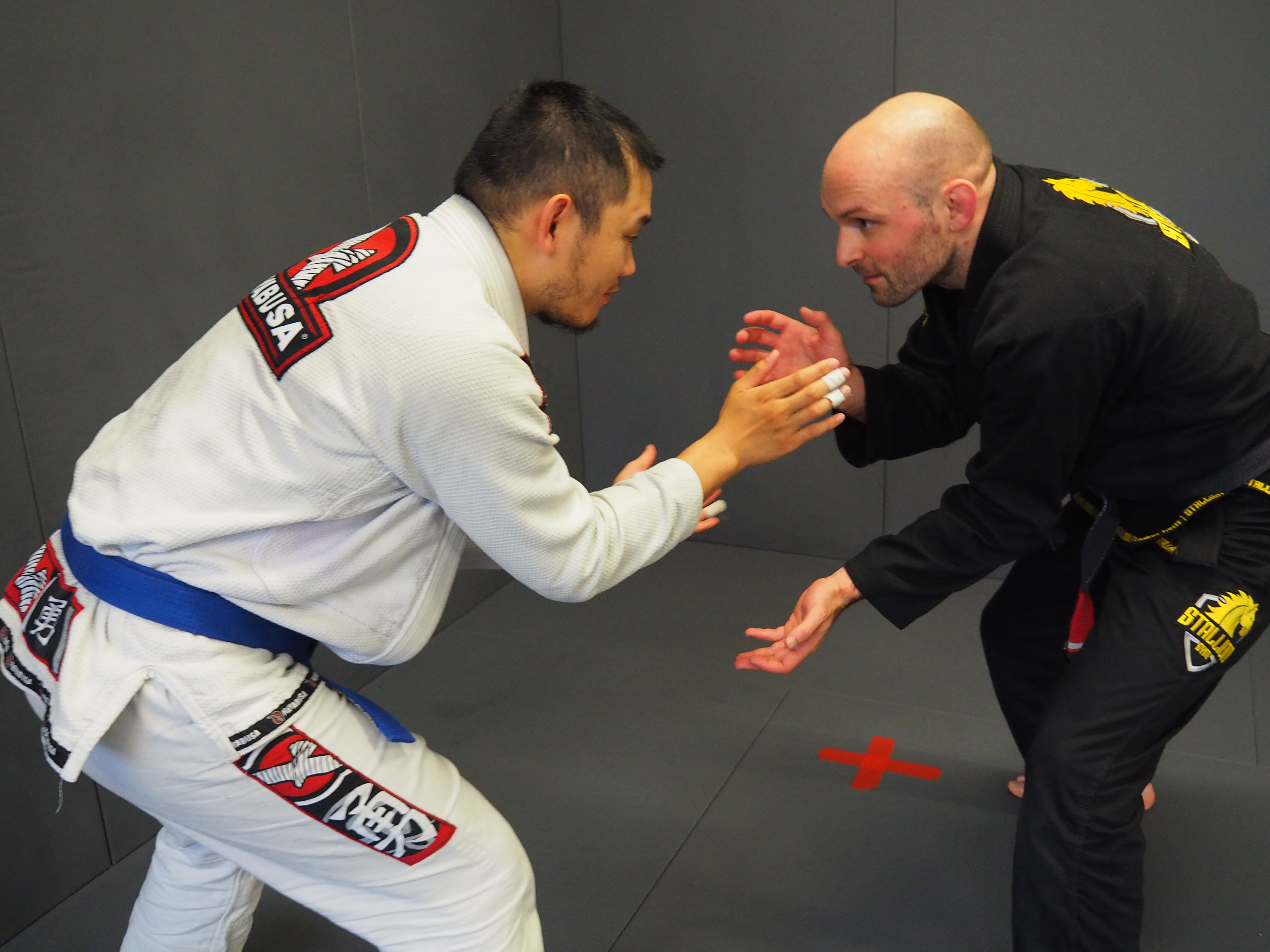 BJJ Gi Standing Grappling Training im STALLION GYM
